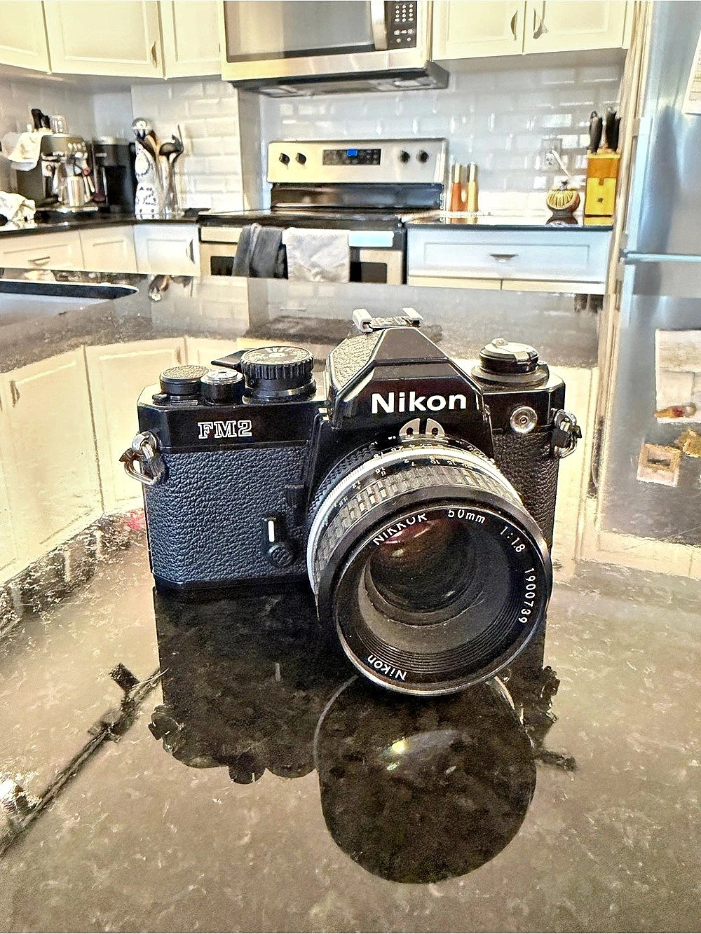 Nikon FM2N 35mm Film Camera Body Black